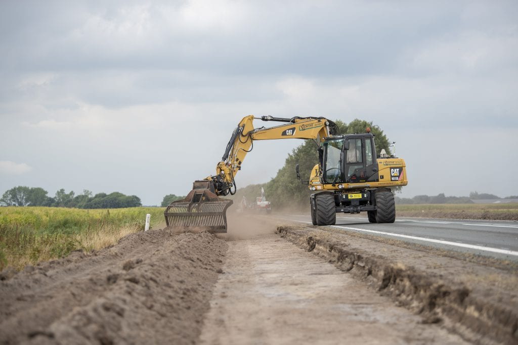 Onderhoud bermverhardingen, Ommen