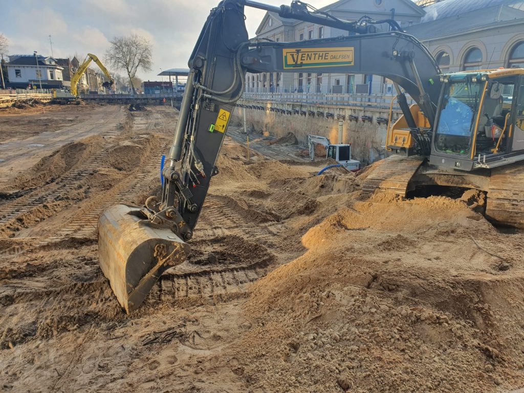 Bouw ondergrondse fietsenstalling en herinrichting Stationsweg, Zwolle