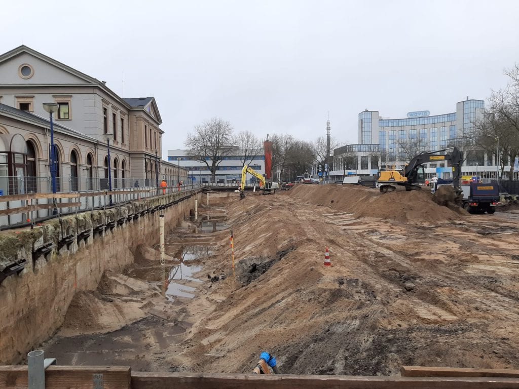 Bouw ondergrondse fietsenstalling en herinrichting Stationsweg, Zwolle